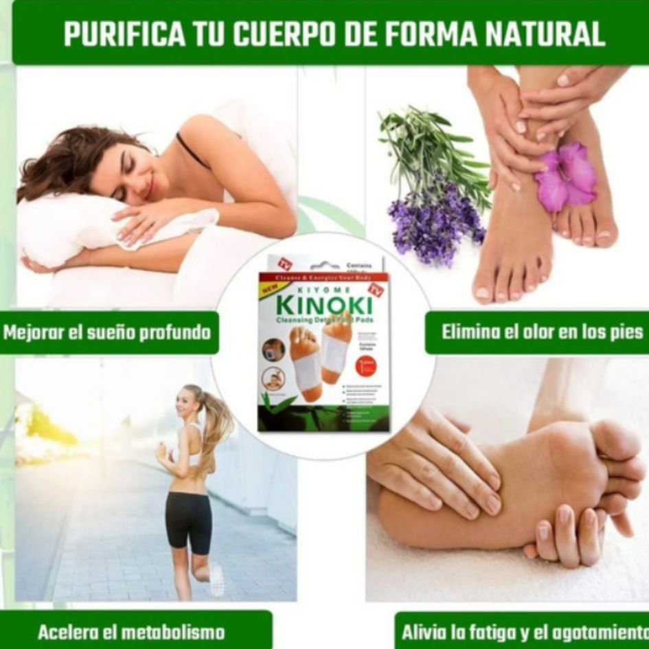 50 Parches KINOKI - Detox para Pies