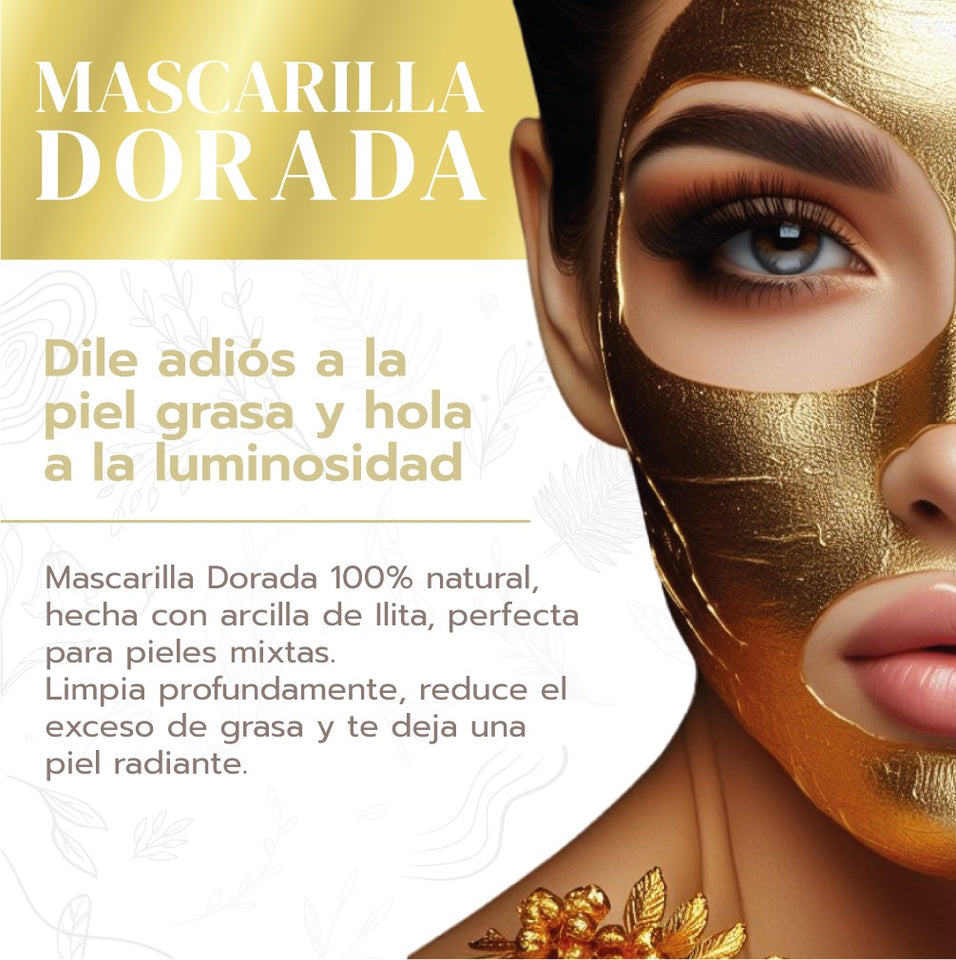 Mascarilla Dorada Colageno Revitalizante