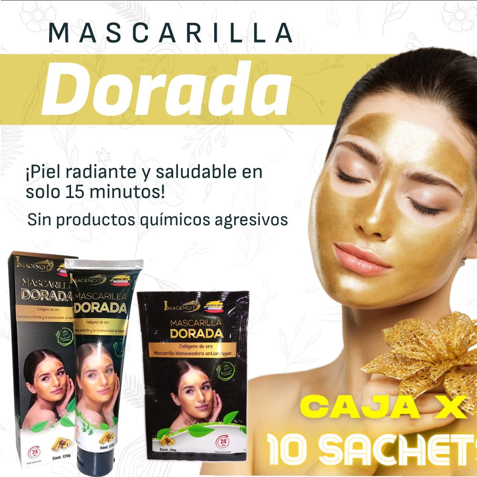 Mascarilla Dorada Colageno Revitalizante